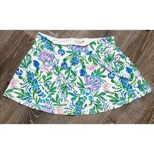 Lilly‎ Pulitzer Women's Luxletic Skort Skirt Just a Pinch Floral Resort Small